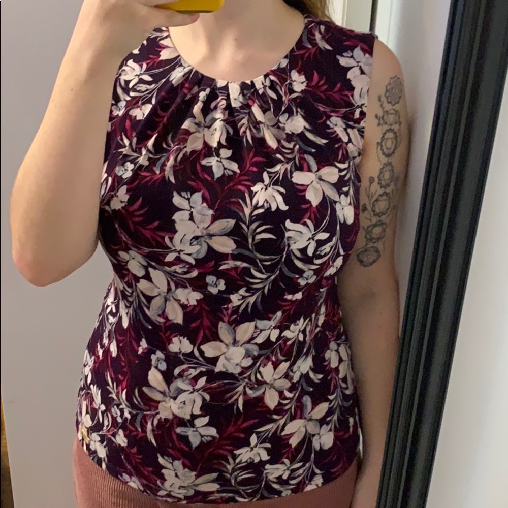 Calvin Klein Sleeveless Dress Shirt